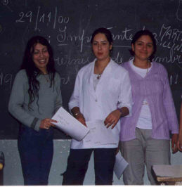 Elizabeth, Karina y Silvia